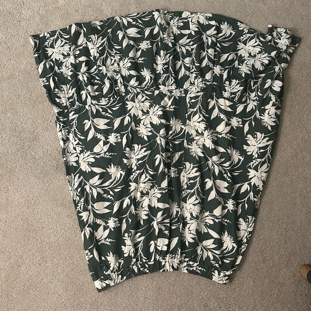 Abercrombie & Fitch Green Floral Maxi Skirt - Picture 2 of 7